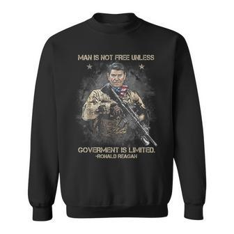 Man Is Not Free Unless Government Is Limited Sweatshirt - Monsterry
