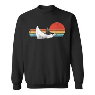 Manta Ray Vintage Sunset Sweatshirt - Monsterry UK
