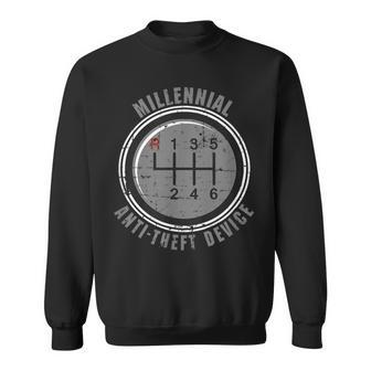 Manual Gear Box Millennial Anti-Theft Device Sweatshirt - Monsterry