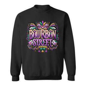 Mardi Gras Bourbon Street Parade Celebration New Orleans Sweatshirt - Monsterry DE