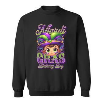 Mardi Gras Geburtstag Junge Kinder Männer Sohn Papa Ehemann Nola Sweatshirt - Geschenkecke