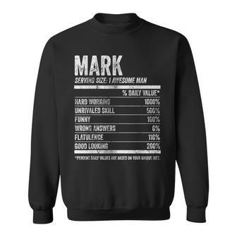 Mark Nutrition Personalized Name Name Facts Sweatshirt - Seseable