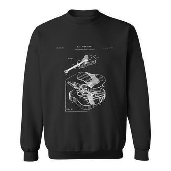 Martin Guitar Patent Music Sweatshirt - Seseable