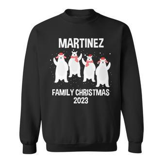 Martinez Family Name Martinez Family Christmas Sweatshirt - Seseable