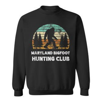 Maryland Bigfoot Hunting Club Sasquatch Fan Sweatshirt - Monsterry