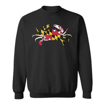 Maryland Crab State Pride Flag Sweatshirt - Monsterry AU