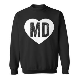 Maryland Heart Hometown State Pride Love Sweatshirt - Monsterry UK