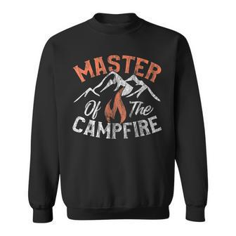 Master Of The Campfire Adult Camping Camp Sweatshirt - Monsterry AU