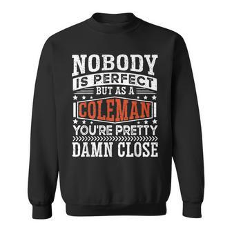 Matching Coleman Family Name Family Reunion Coleman Sweatshirt - Seseable