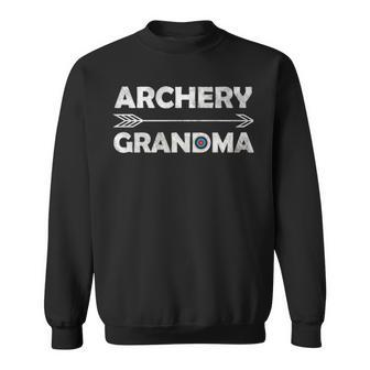 Matching Family Archery Grandma Arrow Target Team Sweatshirt | Mazezy