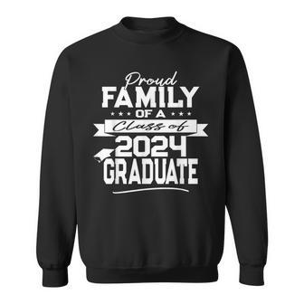 Matching Proud Family Class Of 2024 Graduate Sweatshirt - Seseable