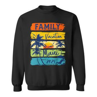 Maui Hawaii 2024 Hawaiian Vacation Matching Family Group Sweatshirt | Mazezy