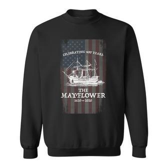 Mayflower Voyage 400 Year Anniversary 1620-2020 US Flag Sweatshirt - Monsterry