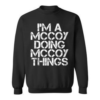 Mccoy Surname Family Tree Birthday Reunion Idea Sweatshirt - Monsterry UK
