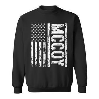 Mccoy Last Name Surname Team Mccoy Family Reunion Sweatshirt - Seseable