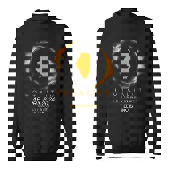 Mcleansboro Illinois Total Solar Eclipse 2024 Sweatshirt - Thegiftio