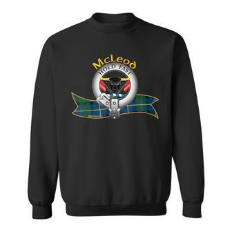 Mcleod Clan Tartan Crest Motto Sweatshirt - Monsterry DE