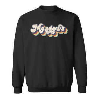 Meadows Family Name Personalized Surname Meadows Sweatshirt | Seseable UK