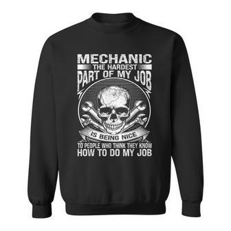 Mechanic Car Guy Auto Mechanic Sweatshirt - Monsterry AU