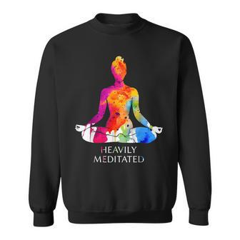 Meditation Heavily Meditated Yoga Sweatshirt | Mazezy
