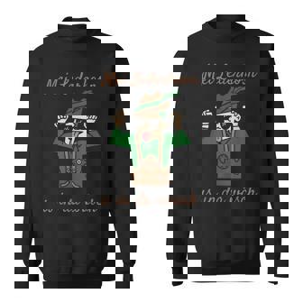Mei Lederhosn Is In Da Wäsch Ersatz Lederhosen Schwarzes Sweatshirt - Seseable