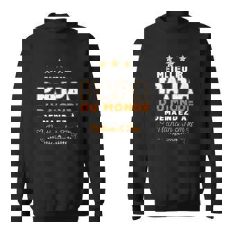 Meilleur Papa du Monde Sweater Unisexe Nathan & Jim, Tee Personnalisé Fête des Pères - Cadeauxyz