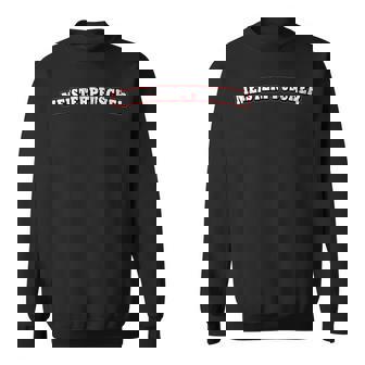 Meisterpfuscher Herren Sweatshirt, Witziges Schwarz Tee für Handwerker - Seseable