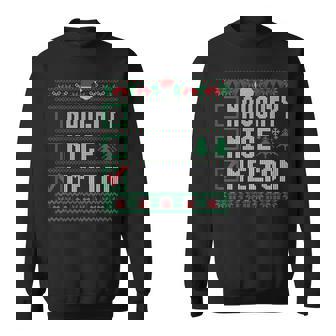 Melton Family Name Xmas Naughty Nice Melton Christmas List Sweatshirt - Seseable