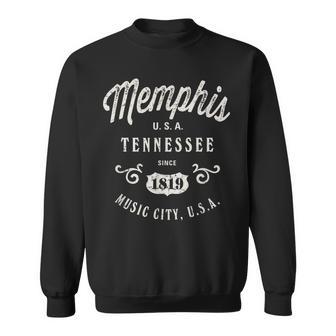 Memphis Tennessee Usa Vintage Sweatshirt - Monsterry AU