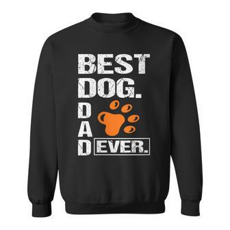 Men's Best Dog Dad Ever Fathers Day Graphics Sweatshirt - Thegiftio UK