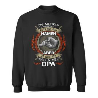 Men's Die Msten Menschen Nnen Mich Opa Die Most Pen Black S Sweatshirt - Seseable