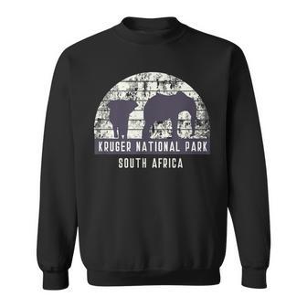 Men's Elephant South African Safari National Park T Sweatshirt - Monsterry