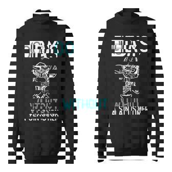 Mens Hvac Tech Zero Days Without A Slain Customer Hvac Sweatshirt | Mazezy