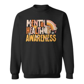 Mental Health Awareness Mental Illness Therapist Counselor Sweatshirt - Thegiftio UK