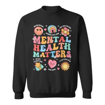 Mental Health Matters Speech Therapy School Psychologist Sweatshirt | Mazezy UK
