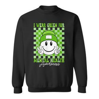 Mental Health Matters I Wear Green Mental Health Awareness Sweatshirt | Mazezy AU