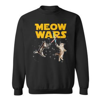 Meow Wars For Cat Lovers Cat Sweatshirt - Monsterry AU