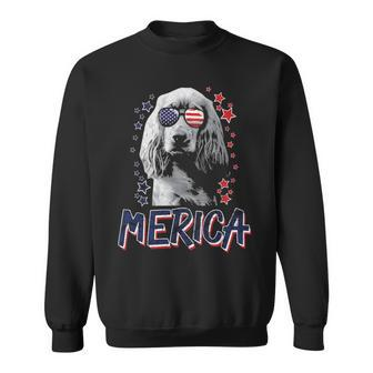 Merica English Cocker Spaniel Dog 4Th Of July Usa Sweatshirt | Mazezy