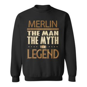 Merlin The Man The Myth The Legend Sweatshirt - Seseable