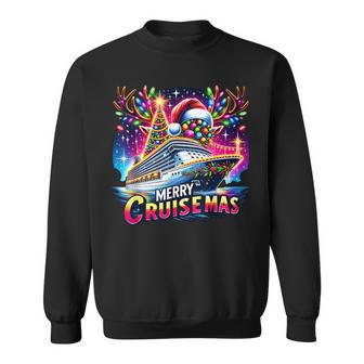 Merry Christmas Cruise Ship Family Christmas Sweatshirt | Mazezy