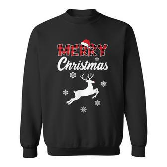 Merry Christmas Rudolph Reindeer Xmas Sweatshirt - Seseable