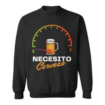 Mexican Beer Necesito Cerveza Cool Sayings Beer Lovers Sweatshirt - Monsterry DE