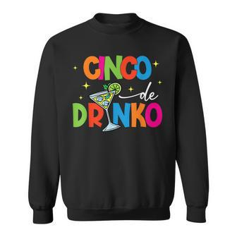 Mexican Cinco De Mayo Drinko Margarita Drinking Retro Sweatshirt | Mazezy AU