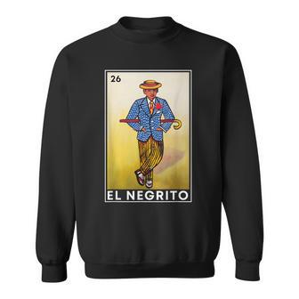 Mexican Lottery Cards Lotto Mexicana Bingo Loto El Negrito Sweatshirt - Monsterry