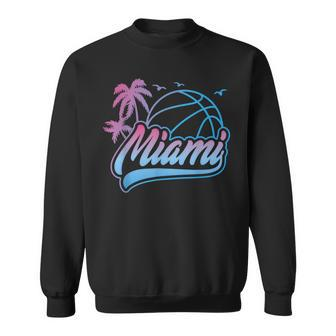Miami City Beach Miami Florida Basketball Game Lovers Sweatshirt - Monsterry
