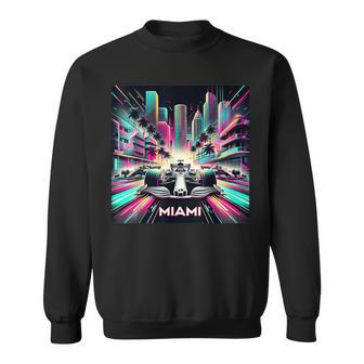 Miami Formula Racing Circuits Sport Sweatshirt | Mazezy