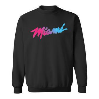 Miami Script Sweatshirt - Seseable