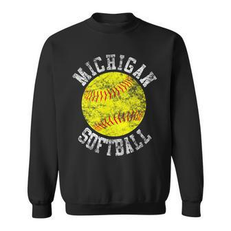 Michigan Softball Sweatshirt - Monsterry