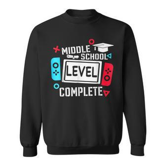 Middle School Level Complete Class Of 2024 Graduation Sweatshirt - Monsterry UK