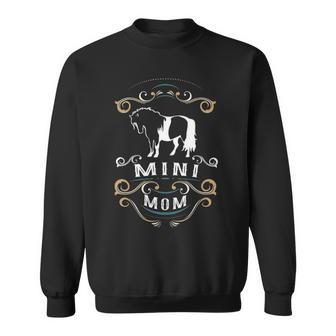 Mini Mom Miniature Horse Nickerstickers Sweatshirt | Mazezy
